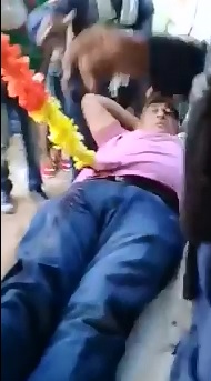 Man somehow was Stabbed through the Gut with a Homemade Spear