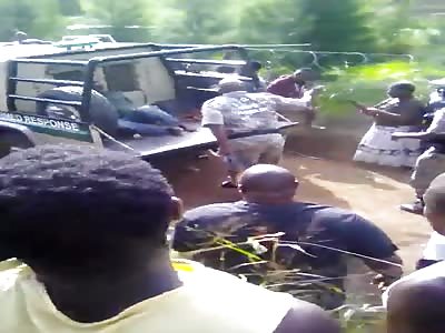 Rapist brutally beaten by furious villagers .