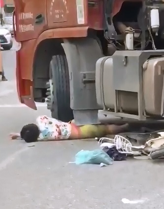 The Aftermath.....of the Woman run Over by that Big Truck 