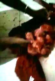 Gruesome Bloody Beheading Blood All Over the Floor 