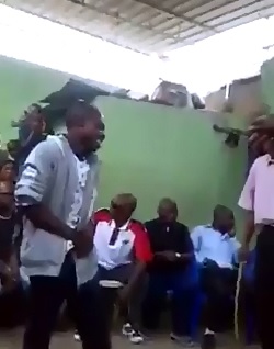 Man is Punished for Adultery in what Looks Like an AA Meeting 