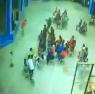 Politician making Speech is Executed in India in Front of Crowd 