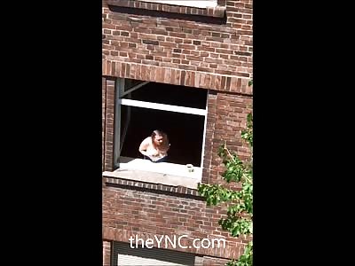 What is this Whack job Flashing her Tits For? 