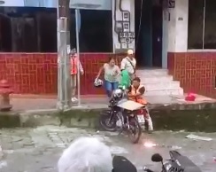 DO NOT get Near Power Lines..Man Fried in the Road 