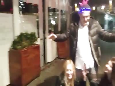 Two Friends Suck Cock Together in the Street 