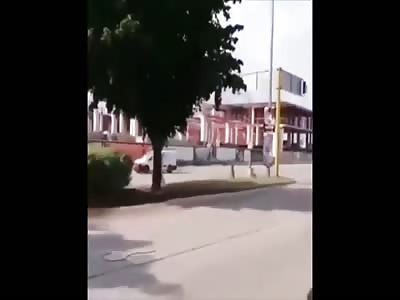 Terrifying shootout whilst driving in CuliÃ¡can