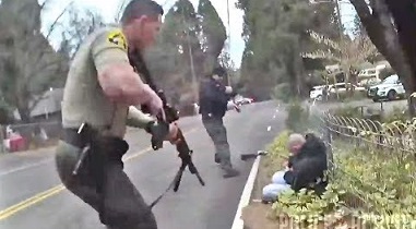 Cops Shooting Man After Pointing Airsoft Gun at Them