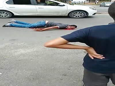 Murdered man was shot in the head, (short addition).