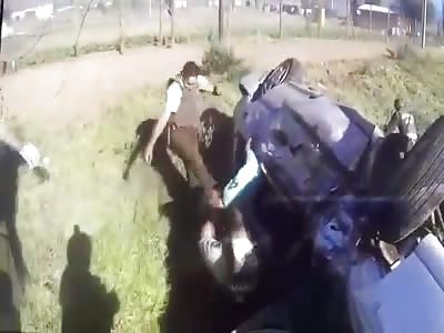 FATAL PURSUIT: 2 Cops killed (ran over) by stolen vehicle with 4 motherfuckers inside