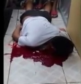 Guy Shot in the Head Agonizes and Tries to Stand Up