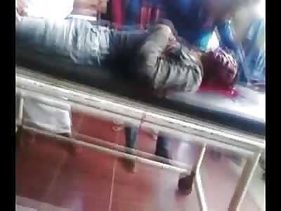 Disfigured man dying after accident