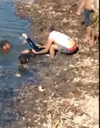 Drowning Diver Rescue Attempt