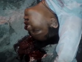 Kid Thrown and Stuck into Wall Upside Down from Accident