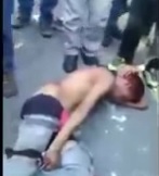 Thief Beaten in the Street 