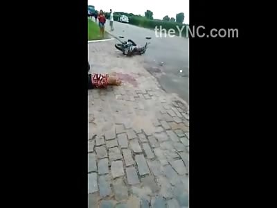 Dude in Some Pain with his Leg Ripped the FUCK in half