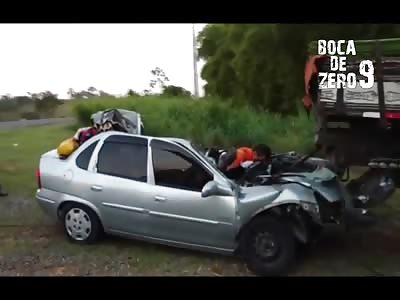 Family Killed after Hitting Back of Truck