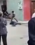 Psychopathic Man Kills Another with an Ax - new angle