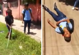 Kid Fatally Struck by Smaller Kid with Iron Bar in School