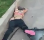 Woman in Black Thongs and Nice Body Killed in Collision (Aftermath and CCTV)