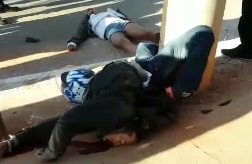 Guy died in weird position and his daughter agonizing