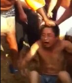 Two men accused of trying to kidnap boy caught and beaten