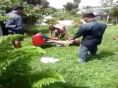 Thief Brutally Beaten