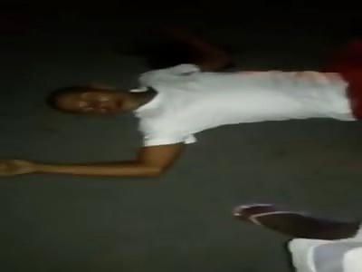 Dude Shot in Face Agonizes