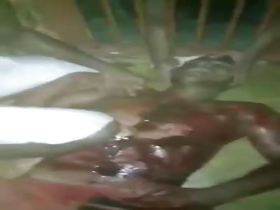 Inmate Cries over his Brothers Dead Body