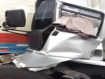 Truck driver slept and died crushed