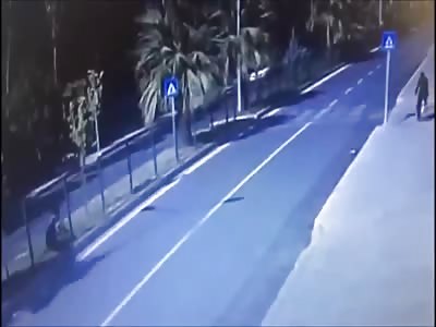 Guy on Bicycle DIdn't look Both Ways