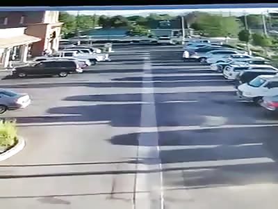 Man Being Runover and Dragged