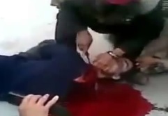 Dude in a Ponytail Being Beheaded with a Steak Knife