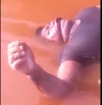 Bloated man Found Floating with Weird Face