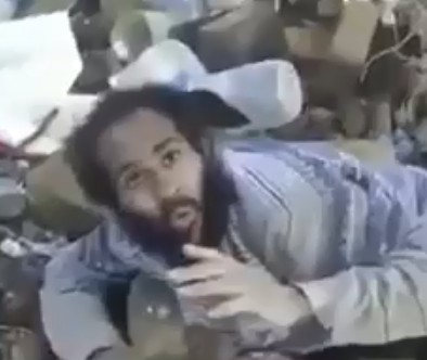 Scared Daesh Member Gets Executed by Fire Squad