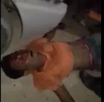Alleged Thief Being Killed with Head Stomps by Angry Mob
