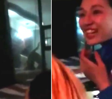 People Just Laugh Seeing Couple Having Sex in Apartment