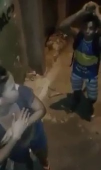 Woman Having her Hands Broken for Drug Debt