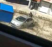 Man Kills Ex-Wife  .. Runs Her Over