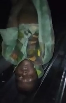 Dude Tortured Upside Down