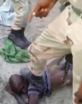 Amazonian Men Tortured by Cameroonian Soldiers .