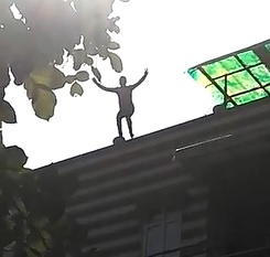 Female College Student Commits Suicide off Building