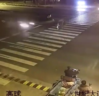 Woman on electric bike run over by car in horror crash