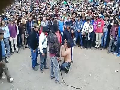 Dudes Whipped and Beat by Mexican Cowboys
