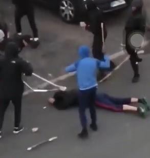 Gang Lynching.. Man Dragged Out From Under Car and Beaten to Death