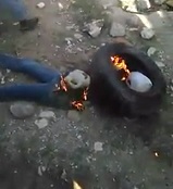 Another Guy Necklaced and Turned into a BBQ