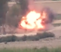 Suicide Bomber Runs at Soldiers But is Taken Out Quick