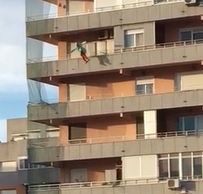 17-year-old Girl in Green Jumps 