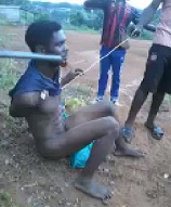 Thief Tied and Tortured Brutally