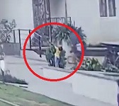 Little Kid in Yellow Shirt Electrocuted 