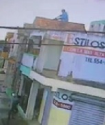 Guy Chasing a Thief Falls off Roof